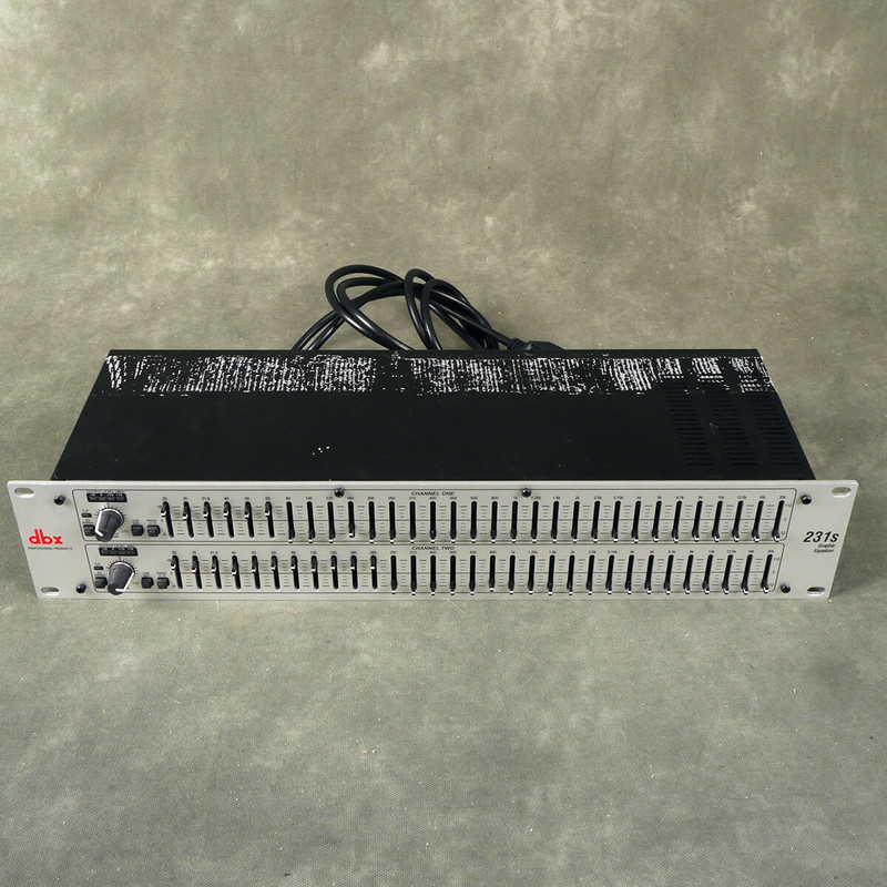 DBX 231S Stereo Rack Mount Graphic Equalizer - 2nd Hand DBX 231S Stereo Rack Mount Graphic Equalizer - 2nd Hand