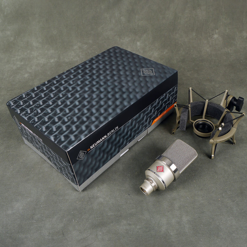 Neumann TLM-102 Nickel Studio Set & Shockmount w/Box - 2nd Hand