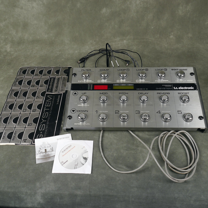 TC Electronic G System Multi FX Pedal - 2nd Hand