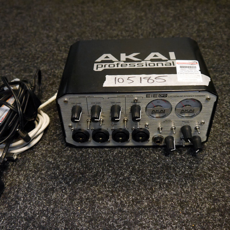 AKAI EIE Pro USB Audio Interface w/PSU & USB Cable - 2nd Hand (105185)