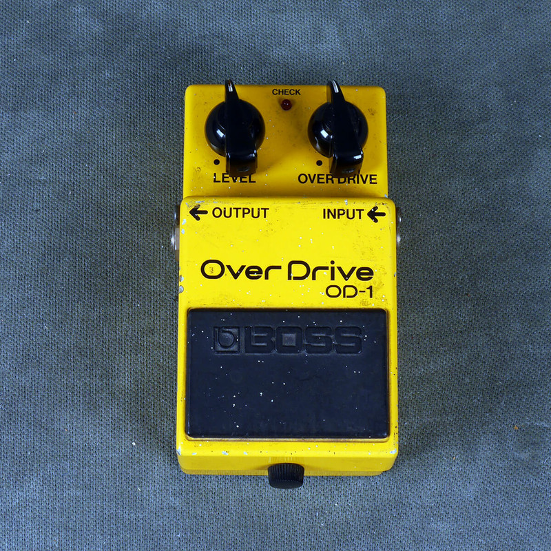 Boss OD-1 MIJ Black Label Overdrive FX Pedal - 2nd Hand