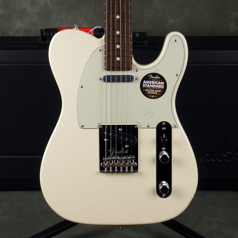 Fender Ltd Ed American Standard Telecaster - Olympic White w/Case - 2nd Hand Fender Ltd Ed American Standard Telecaster - Olympic White w/Case - 2nd Hand