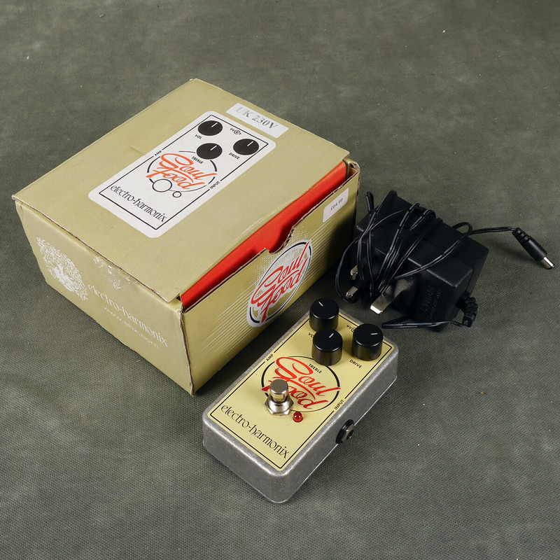 EHX Soul Food Overdrive FX Pedal w/Box & PSU - 2nd Hand