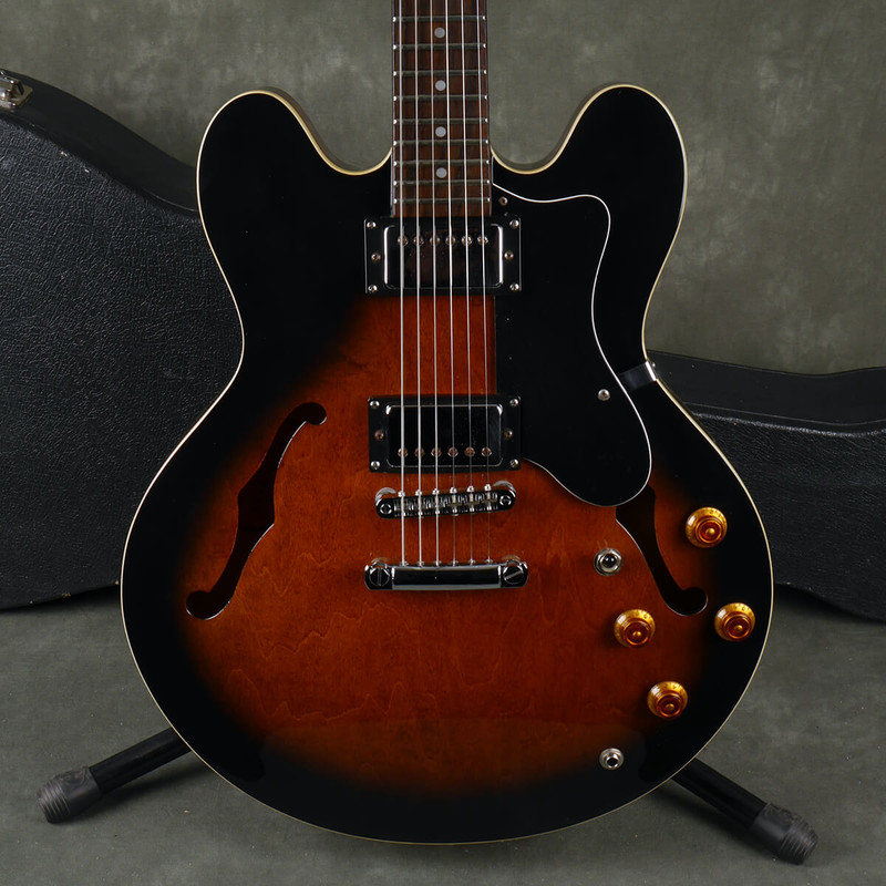 Epiphone ES-335 - Brown Sunburst w/Hard Case - 2nd Hand Epiphone ES-335 - Brown Sunburst w/Hard Case - 2nd Hand