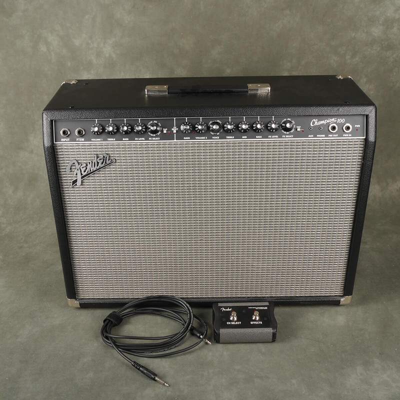 Fender Champion 100 Amplifier & Footswitch - 2nd Hand