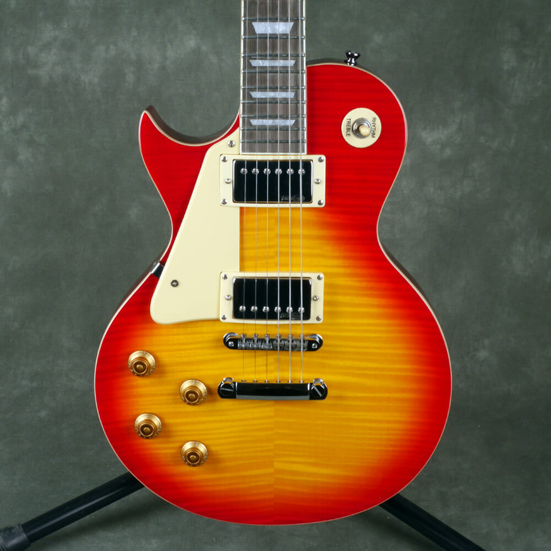 Vintage Guitars V100 - Left Handed - Cherry Sunburst - 2nd Hand