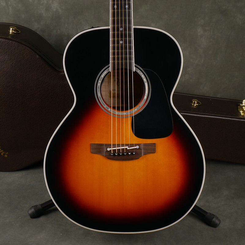 Takamine P6N Acoustic Guitar - Sunburst w/Hard Case - 2nd Hand