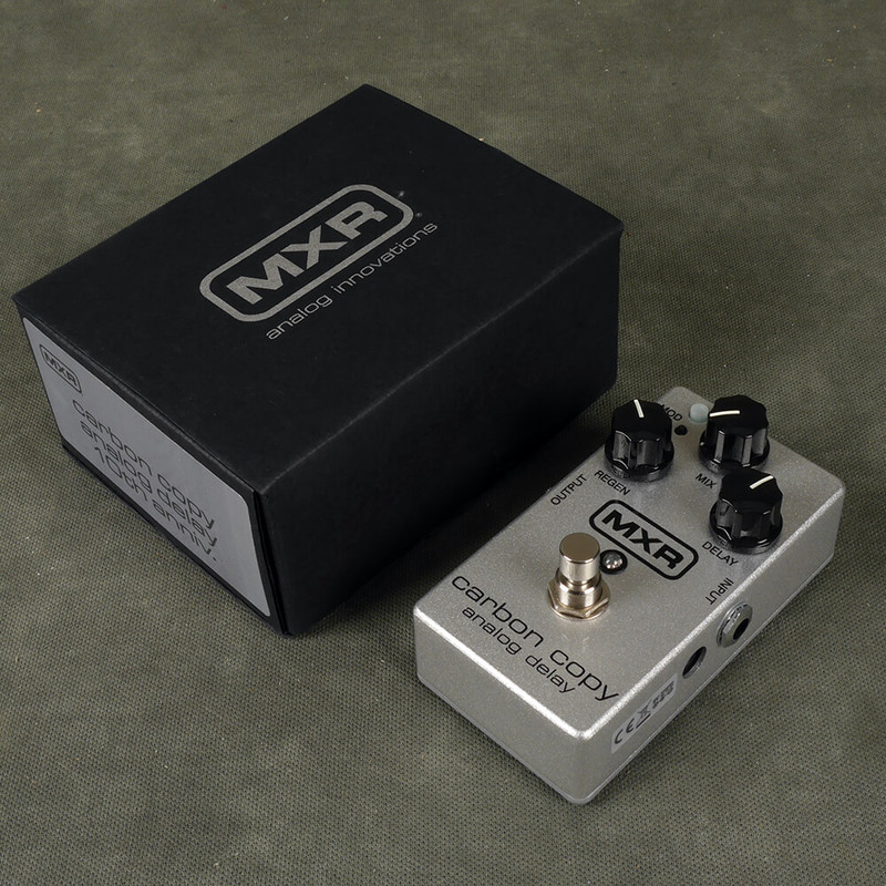 MXR Carbon Copy Silver Analog Delay FX Pedal w/Box - 2nd Hand