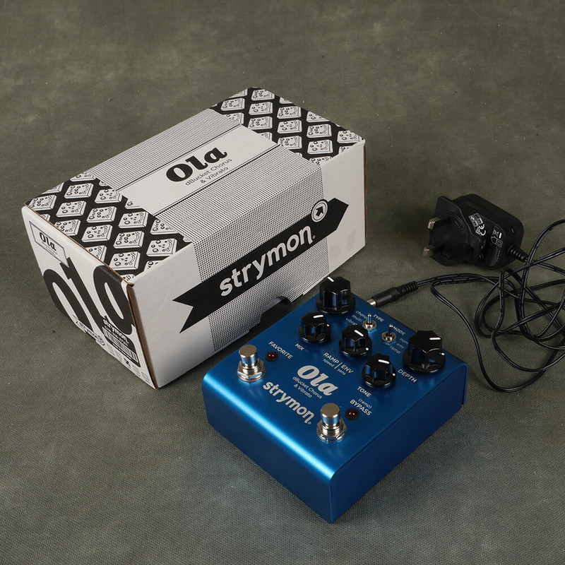 Strymon Ola Dbucket Chorus/Vibrato FX Pedal w/Box & PSU - 2nd Hand