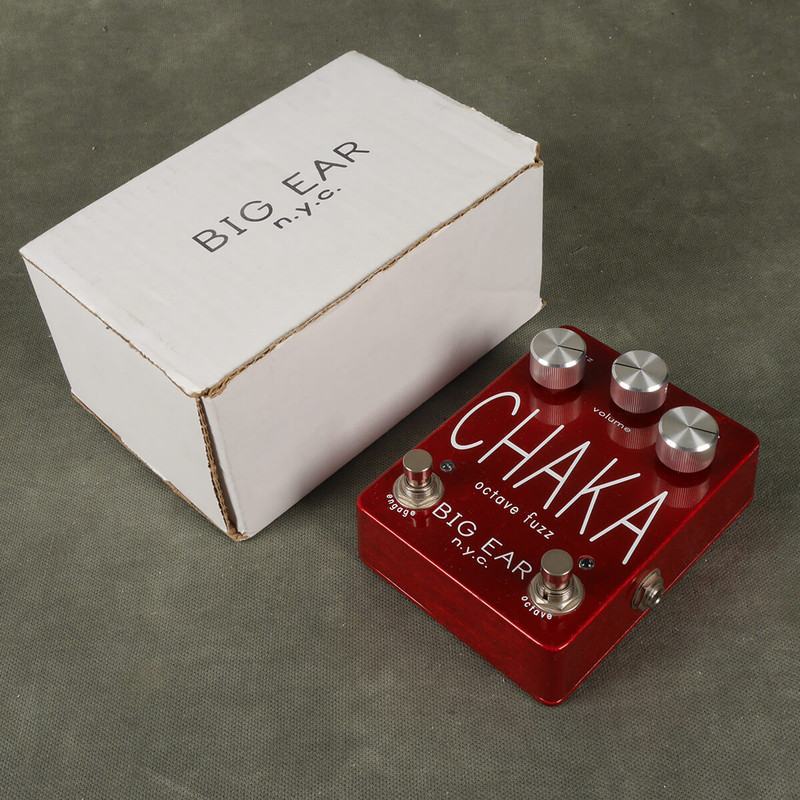 Big Ear N.Y.C Chaka Octave Fuzz FX Pedal w/Box - 2nd Hand