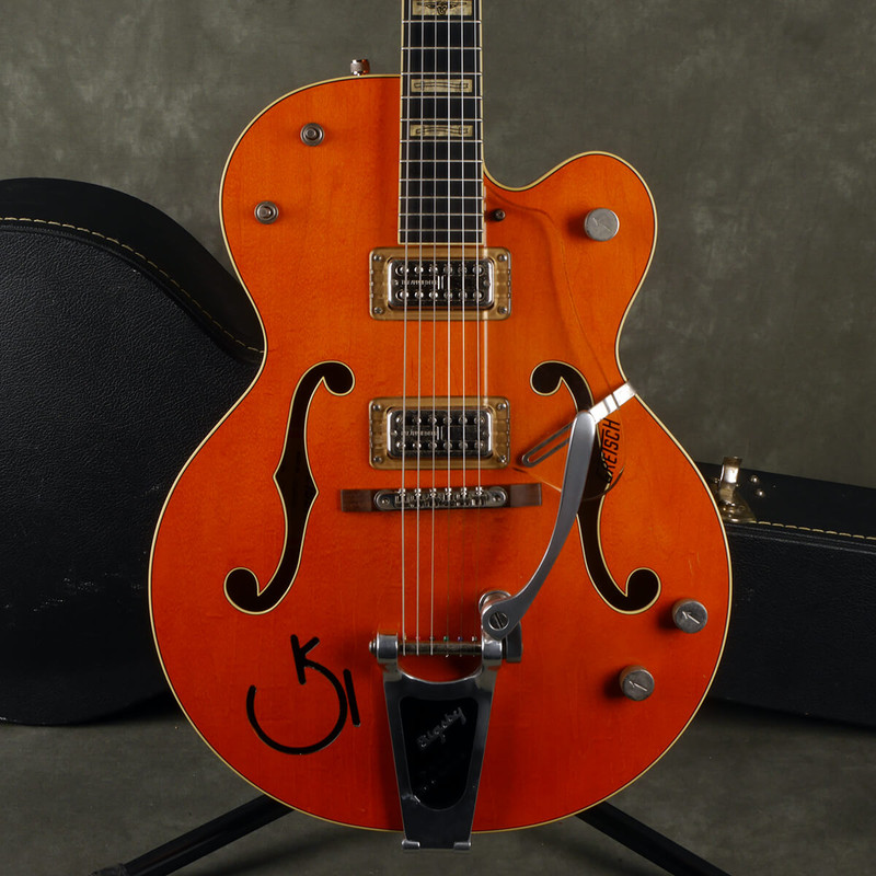 Gretsch G6120RHH Reverend Horton Heat - Orange w/Hard Case - 2nd Hand