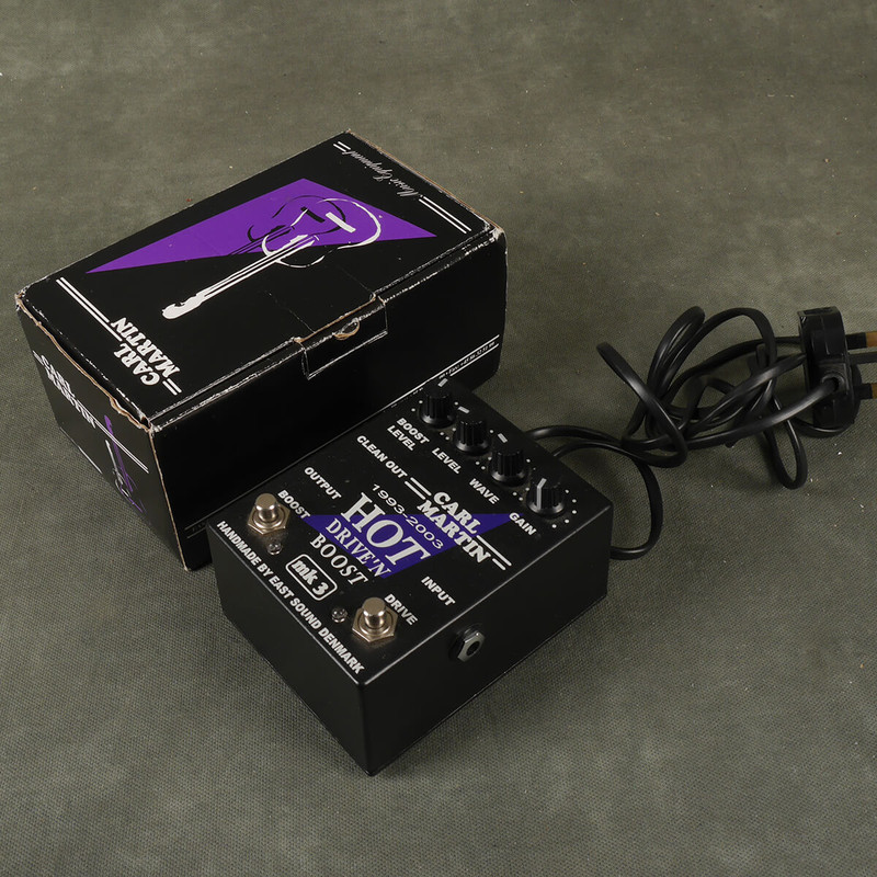 Carl Martin Hot Boost and Drive MK3 FX Pedal w/Box - 2nd Hand