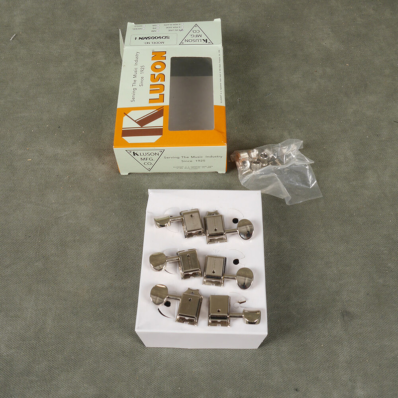 Kluson 6 In-Line Machine Heads w/Box - 2nd Hand Kluson 6 In-Line Machine Heads w/Box - 2nd Hand