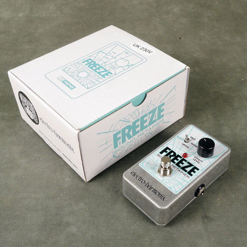 Electro Harmonix Freeze Sound Retainer FX Pedal w/Box - 2nd Hand