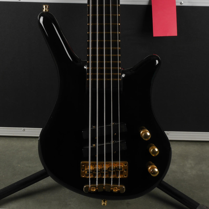 Warwick Custom Shop Thumb 5-String Bass - Black w/Flight Case - 2nd Hand Warwick Custom Shop Thumb 5-String Bass - Black w/Flight Case - 2nd Hand