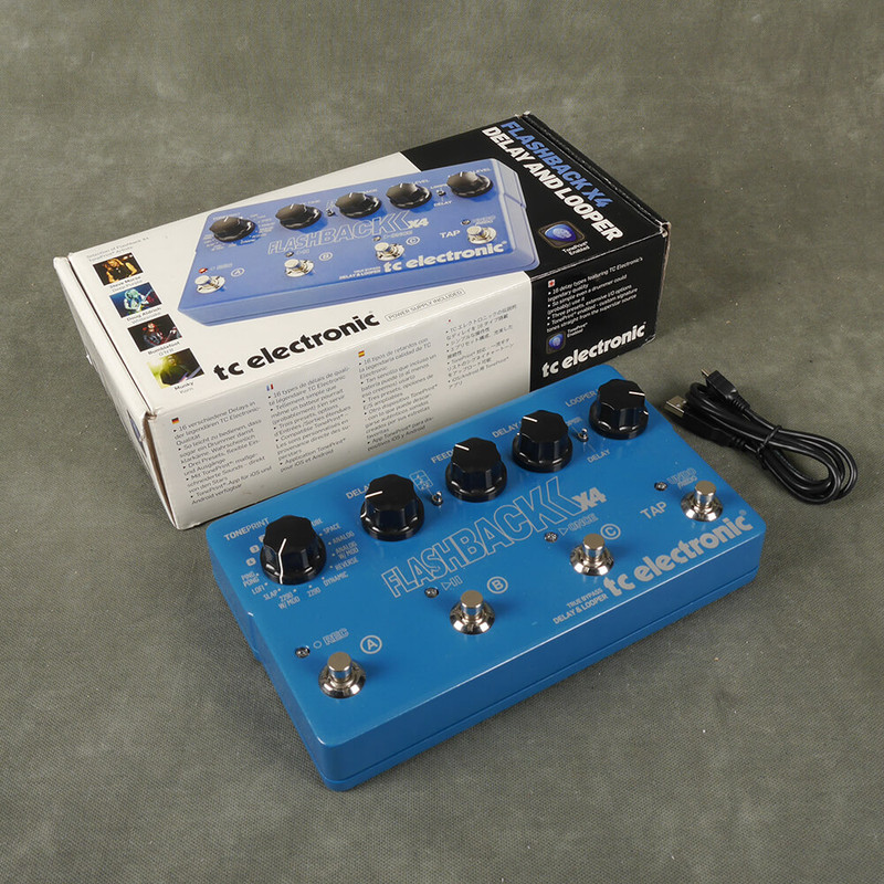 TC Electronic Flashback x4 Delay FX Pedal w/Box - 2nd Hand