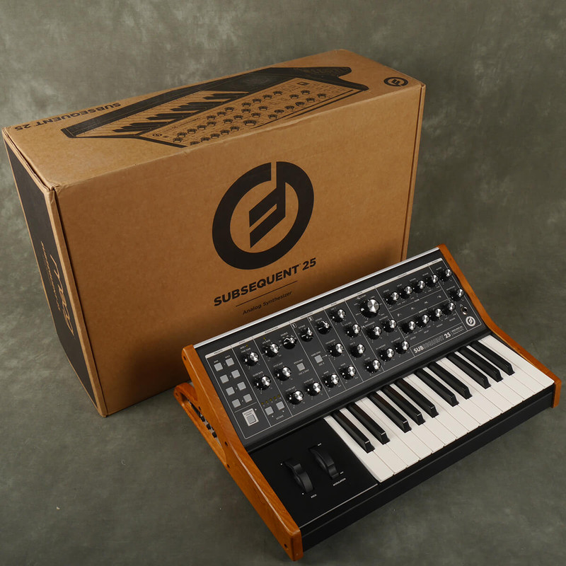 Moog Subsequent 25 Analogue Synthesizer w/Box & PSU - 2nd Hand