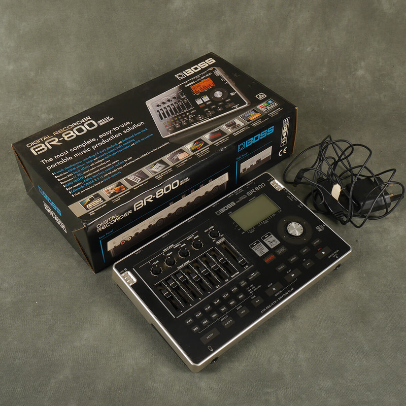 Boss BR-800 8-Track Audio Recorder w/Box & PSU - 2nd Hand Boss BR-800 8-Track Audio Recorder w/Box & PSU - 2nd Hand