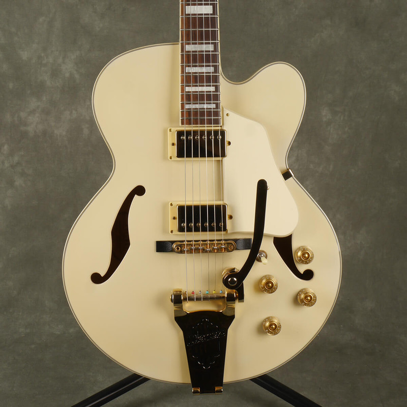 Ibanez AF75TDG Hollow Body Guitar - Vintage White - 2nd Hand Ibanez AF75TDG Hollow Body Guitar - Vintage White - 2nd Hand