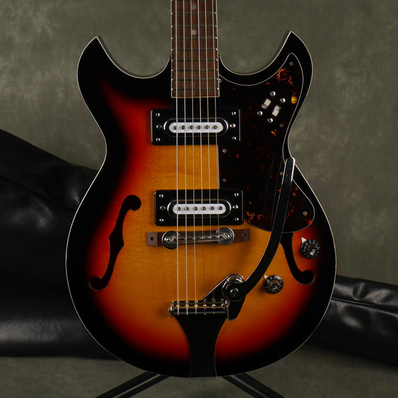 Audition 60s/70s 7003 Guitar - Sunburst w/Gig Bag - 2nd Hand