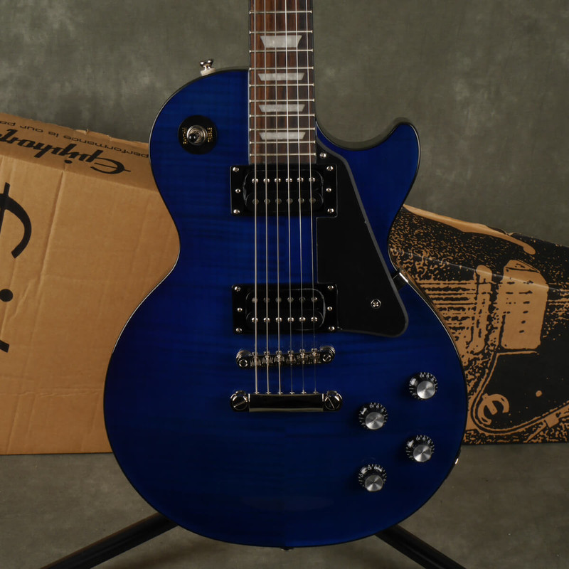 Epiphone Les Paul Classic T - Blue w/E-tune w/Box - 2nd Hand Epiphone Les Paul Classic T - Blue w/E-tune w/Box - 2nd Hand