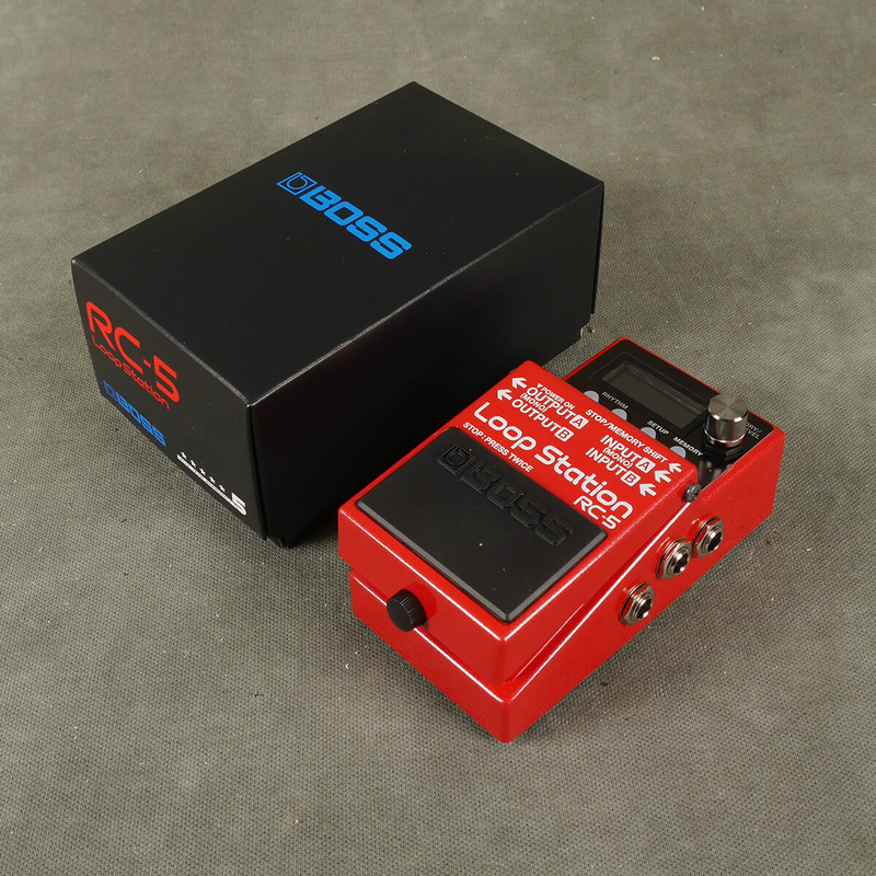 Boss RC-5 Loop Station FX Pedal w/Box - 2nd Hand Boss RC-5 Loop Station FX Pedal w/Box - 2nd Hand