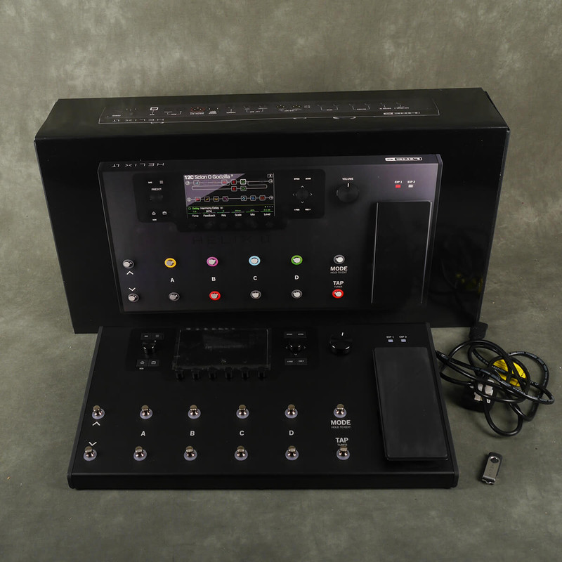 Line 6 Helix LT Modelling FX Floorboard w/Box & PSU - 2nd Hand Line 6 Helix LT Modelling FX Floorboard w/Box & PSU - 2nd Hand