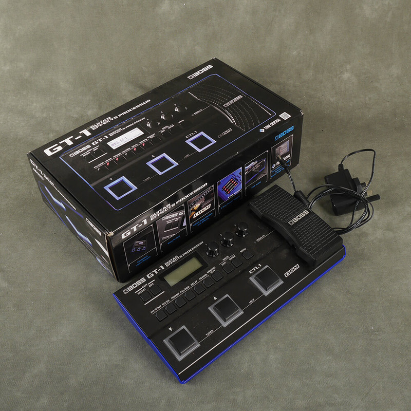 Boss GT-1 Guitar Effects Processor w/Box & PSU - 2nd Hand (107800) Boss GT-1 Guitar Effects Processor w/Box & PSU - 2nd Hand (107800)