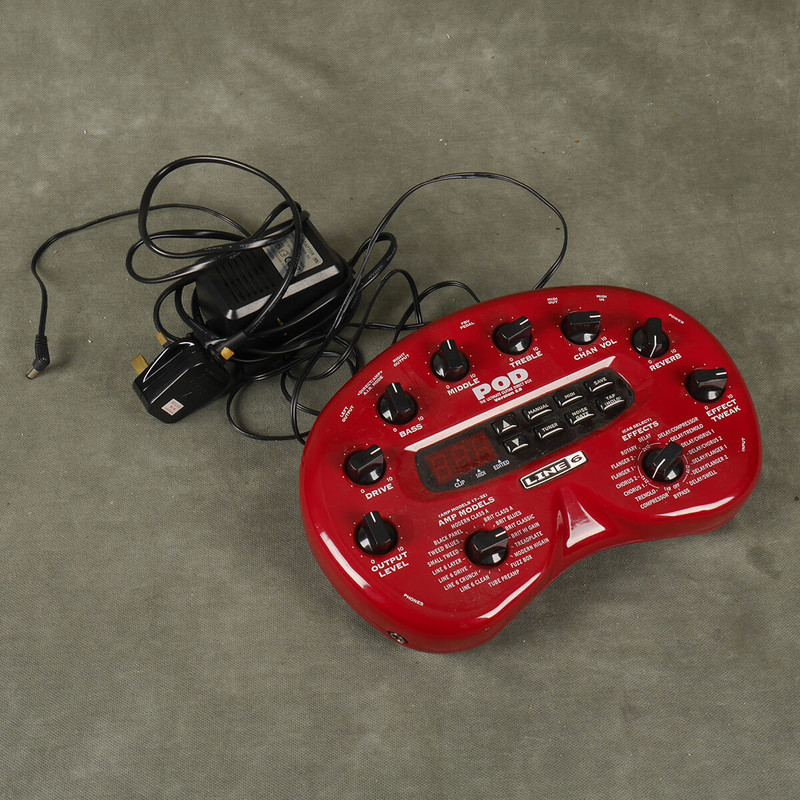 Line 6 Pod V2 Multi-FX Unit w/PSU - 2nd Hand
