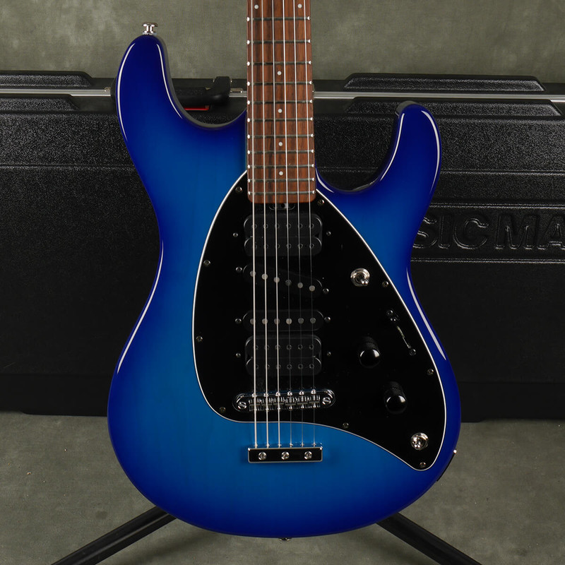 Musicman Steve Morse Signature - Blue Burst w/Hard Case - 2nd Hand