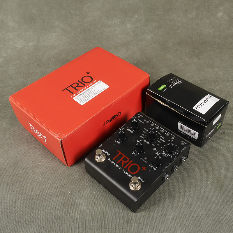 DigiTech TRIO+ Band Creator + Looper FX Pedal w/Box & PSU - 2nd Hand