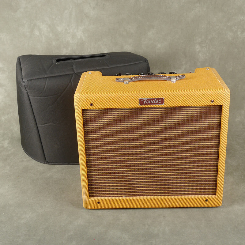 Fender Blues Junior Lacquered Tweed - Jensen Speaker w/Cover - 2nd Hand