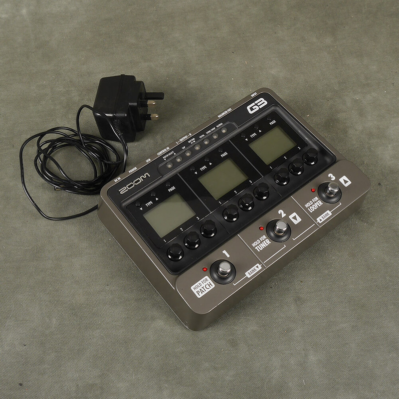 Zoom G3 FX Processor Unit & PSU - 2nd Hand
