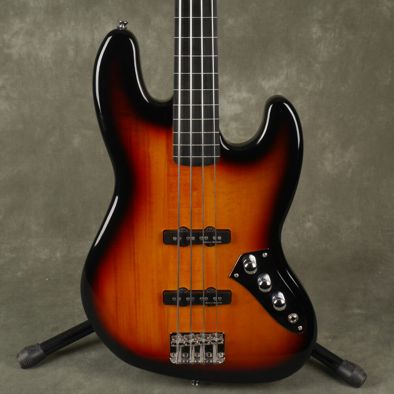 Squier Vintage Modified Jazz Bass Fretless - Sunburst - 2nd Hand