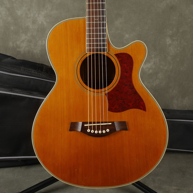 Tanglewood TW45DLX Electro-Acoustic - Vintage Natural w/Gig Bag - 2nd Hand