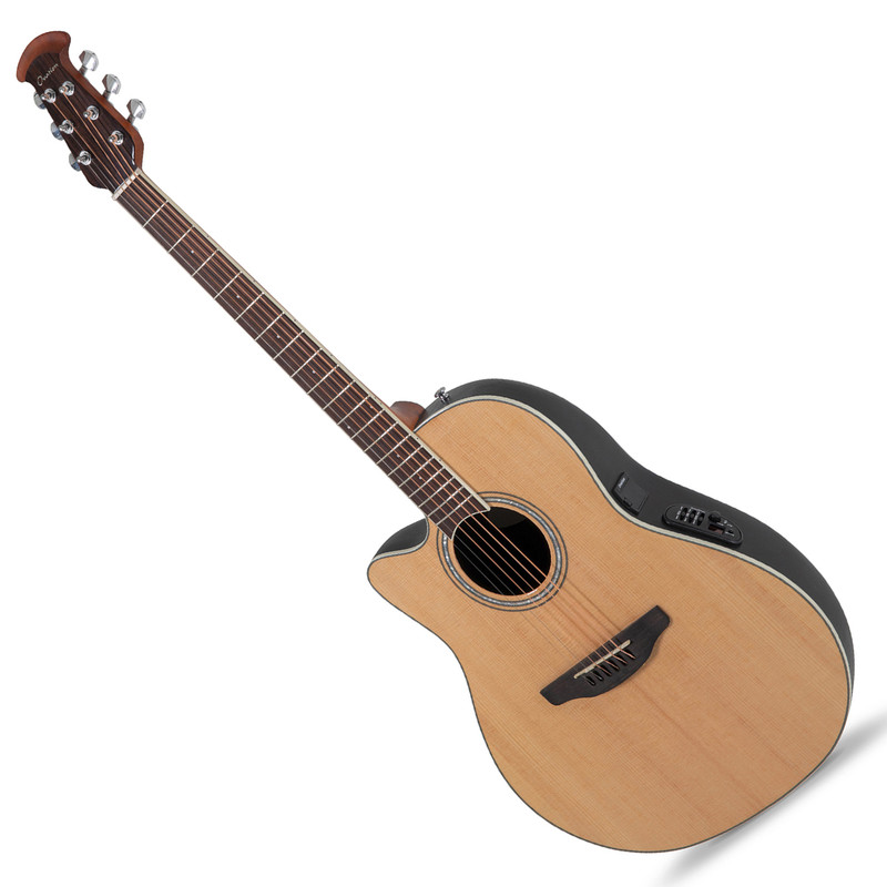 Ovation Celebrity Traditional CS24L Mid Cutaway, Left Handed - Natural