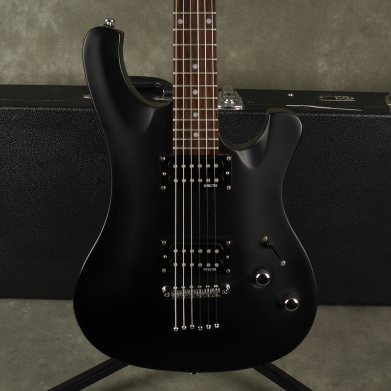 Schecter 006 Deluxe Electric Guitar - Satin Black w/Hard Case - 2nd Hand