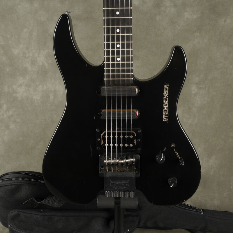 Steinberger GR4 Headless Electric Guitar - Black w/Gig Bag - 2nd Hand