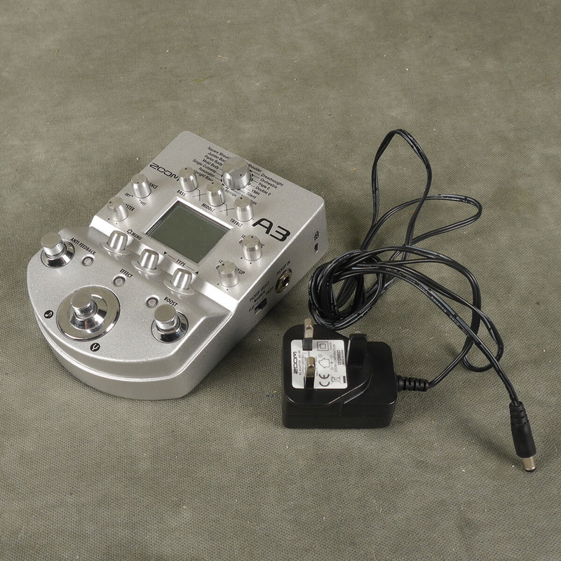 Zoom A3 Acoustic Multi FX Pedal - 2nd Hand