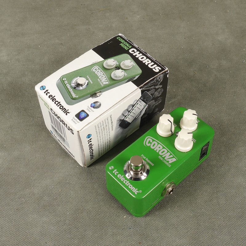 TC Electronic Corona Chorus Mini FX Pedal w/Box - 2nd Hand TC Electronic Corona Chorus Mini FX Pedal w/Box - 2nd Hand