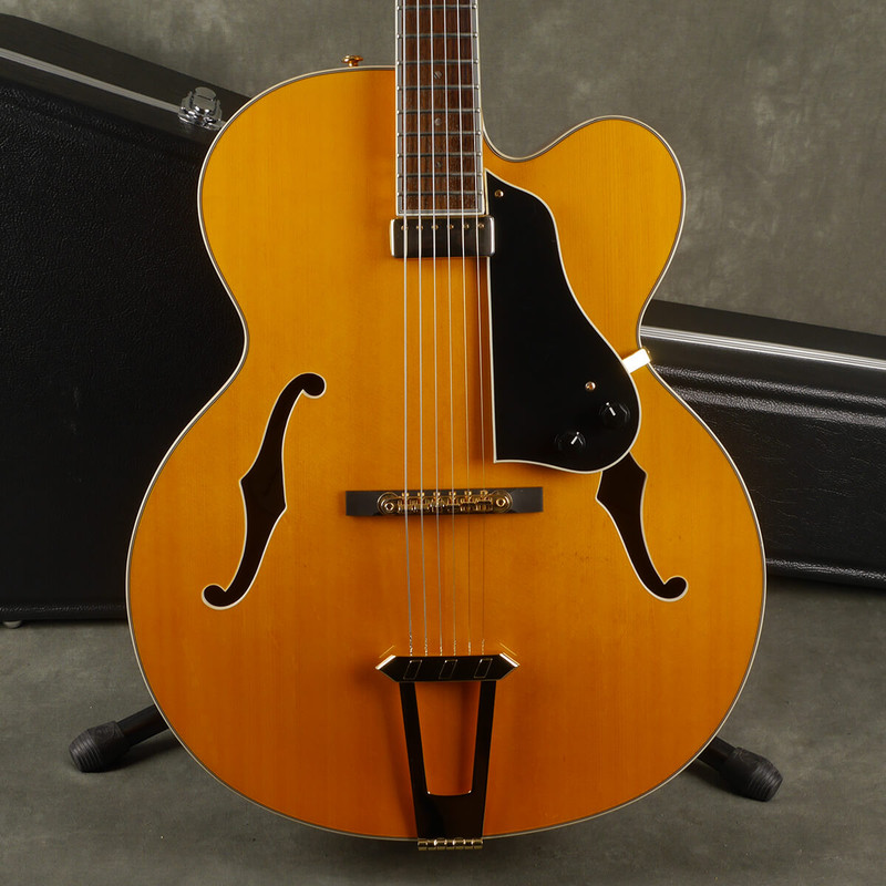 Adam Black JA-15 Jazz Guitar - Natural w/Hard Case - 2nd Hand