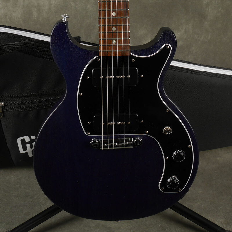 Gibson Les Paul Tribute DC - Worn Blue w/Gig Bag - 2nd Hand Gibson Les Paul Tribute DC - Worn Blue w/Gig Bag - 2nd Hand