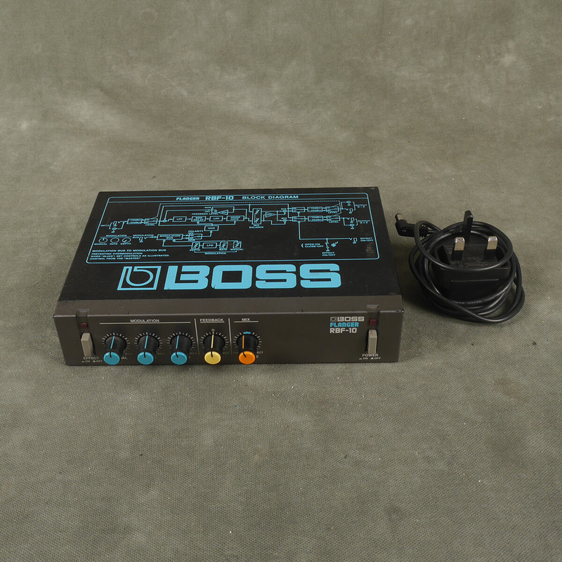 Boss RBF-10 Flanger FX Unit & PSU - 2nd Hand