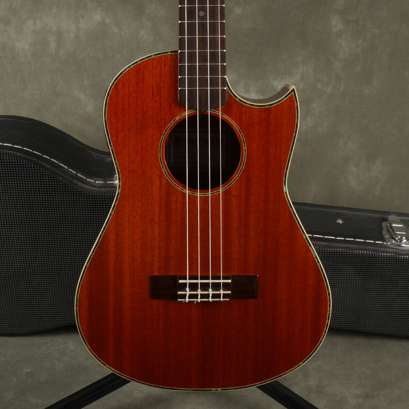 Bushman Jenny Baritone Ukulele Solid Top - Natural w/Hard Case - 2nd Hand