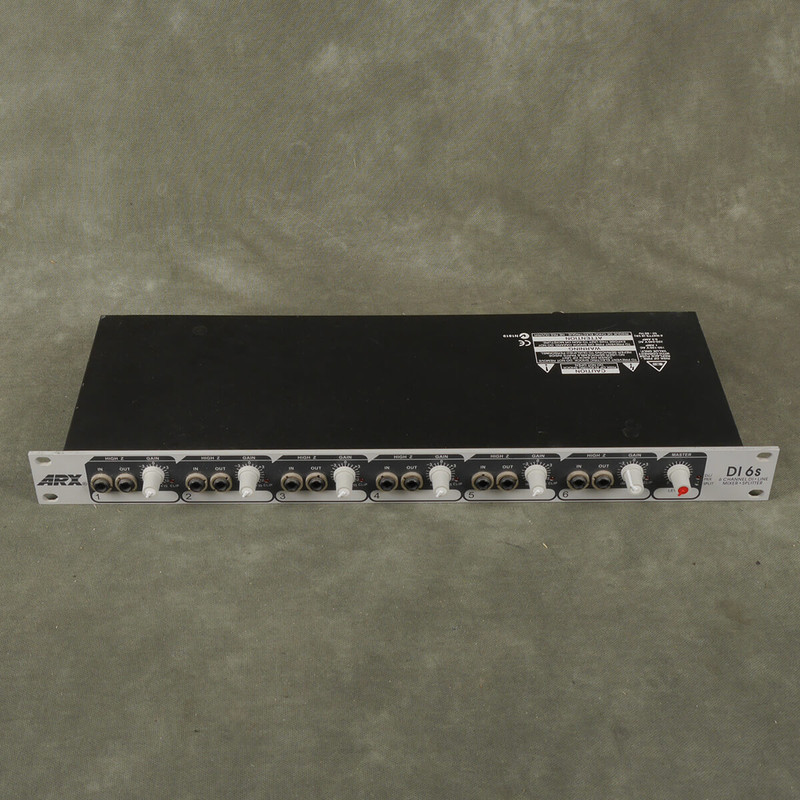 ARX 6-Channel DI Box Rack Unit - 2nd Hand