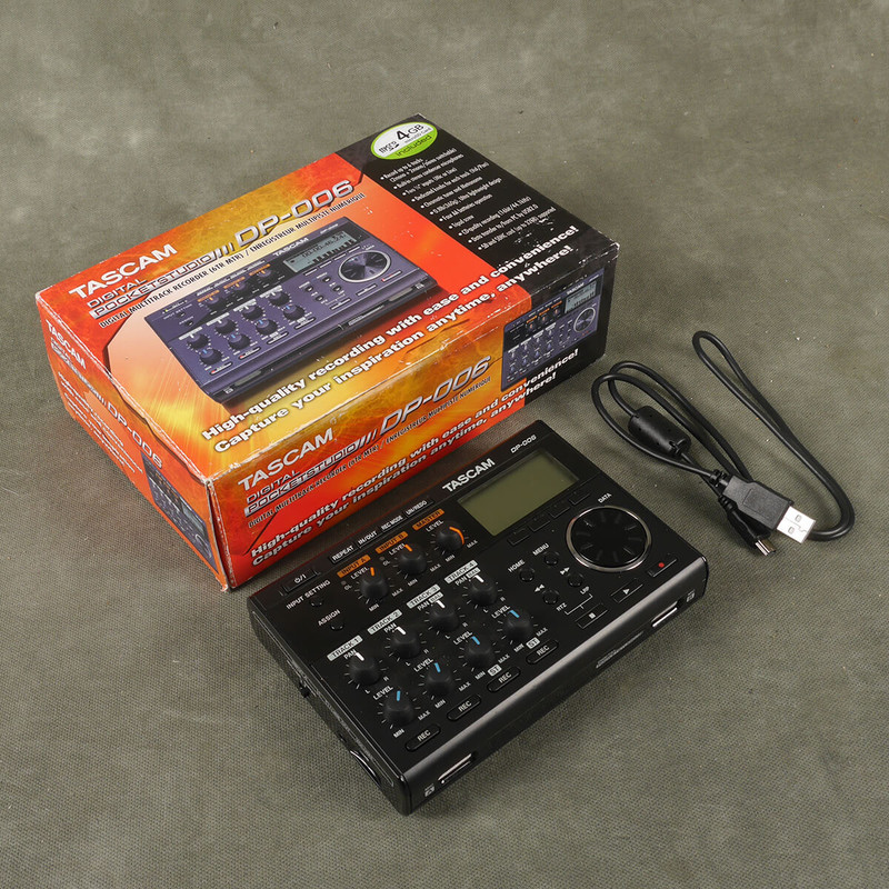 Tascam DP-006 Portable Recorder w/Box - 2nd Hand