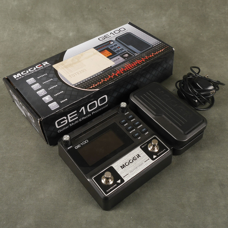 Mooer GE100 Multi FX Processor w/Box & PSU - 2nd Hand