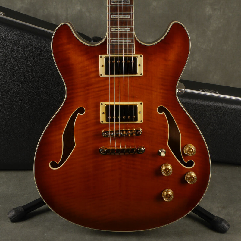 Ibanez AS93 Artcore Semi-Acoustic - Violin Sunburst w/Hard Case - 2nd Hand