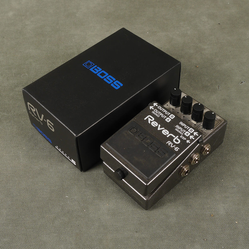 Boss RV-6 Reverb FX Pedal w/Box - 2nd Hand (109270)
