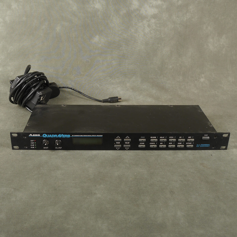 Alesis Quadraverb Rackmount FX Unit & PSU - 2nd Hand
